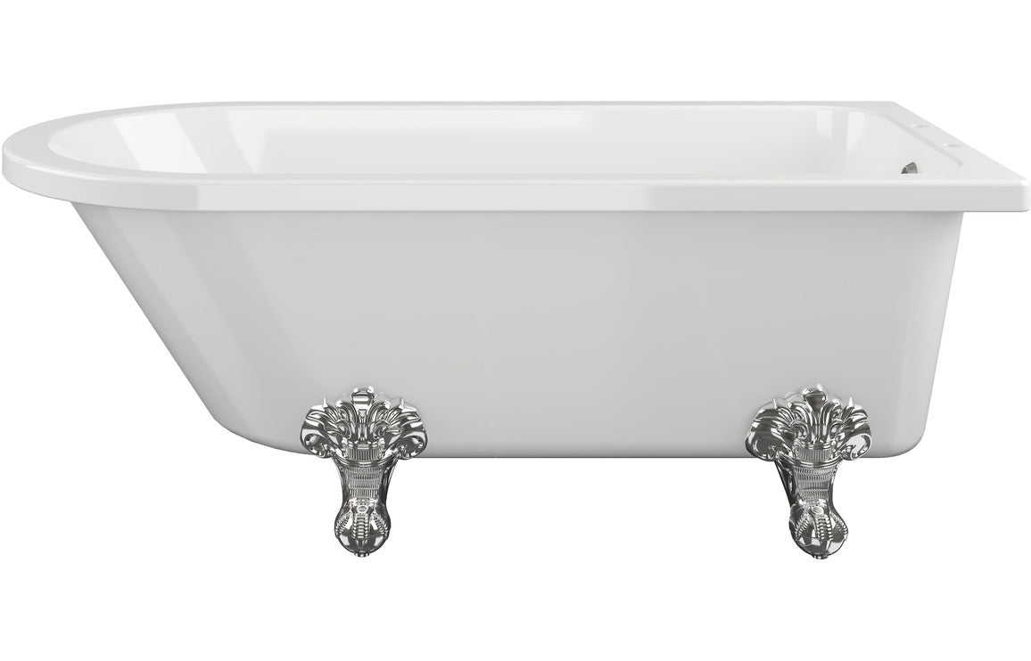 Decimus Freestanding 1700x750x650mm 2TH Corner Bath w/Feet