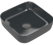 Delia 400mm Ceramic Square Washbowl & Waste