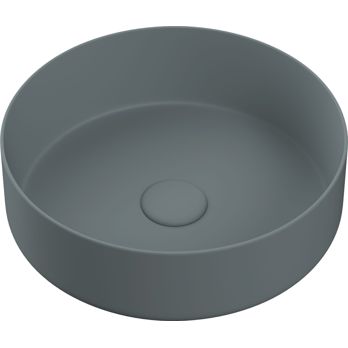 Delia 355mm Ceramic Round Washbowl & Waste