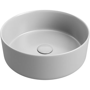 Delia 355mm Ceramic Round Washbowl & Waste