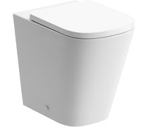 Agatha Rimless Back To Wall Comfort Height WC & Soft Close Seat