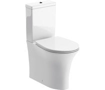 Andreas Rimless Close Coupled Fully Shrouded WC & Soft Close Seat