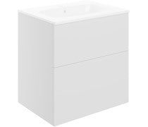 Athena 610mm Wall Hung 2 Drawer Basin Unit & Basin