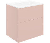 Athena 610mm Wall Hung 2 Drawer Basin Unit & Basin