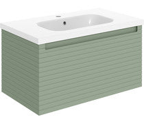 Atticus 815mm Wall Hung 1 Drawer Basin Unit & Basin