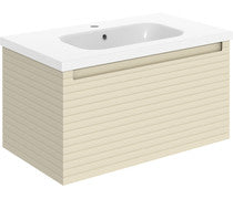 Atticus 815mm Wall Hung 1 Drawer Basin Unit & Basin