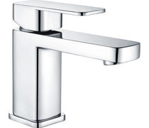 Bodelva Basin Mixer & Waste - Chrome