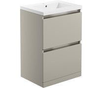 Cora 615mm 2 Drawer Floor Standing Basin Unit Inc. Basin