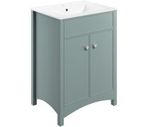 Cynthia 610mm Floor Standing Basin Unit & Basin