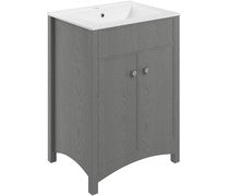 Cynthia 610mm Floor Standing Basin Unit & Basin