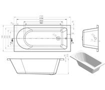 Flavia Round Single End 0TH Bath w/Legs