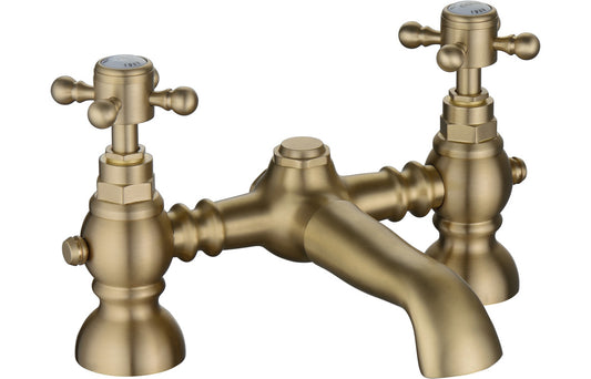 Foxhole Bath Filler - Brushed Brass