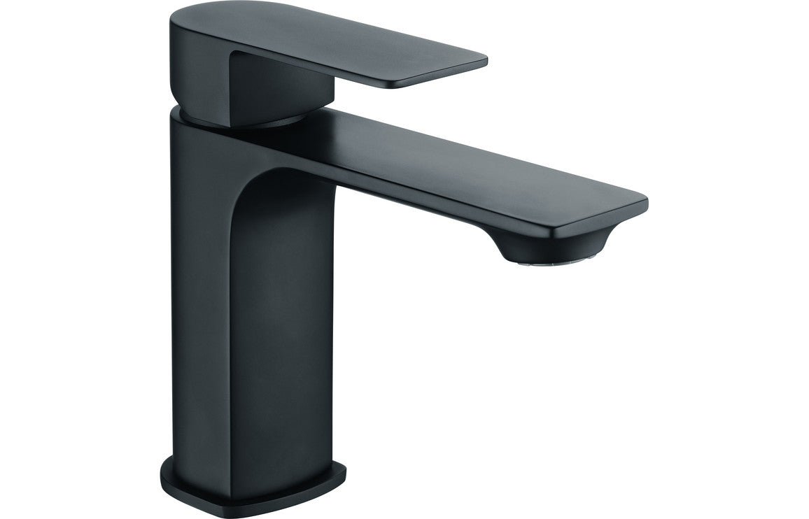 Lanjeth Basin Mixer & Waste - Matt Black