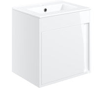 Lucas 510mm Wall Hung Unit Inc. Basin