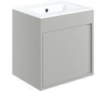 Lucas 510mm Wall Hung Unit Inc. Basin