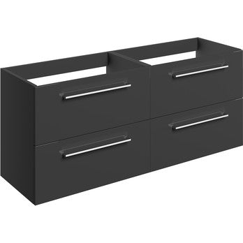 Nico 1180mm Wall Hung 2 Drawer Basin Unit Run (No Top)