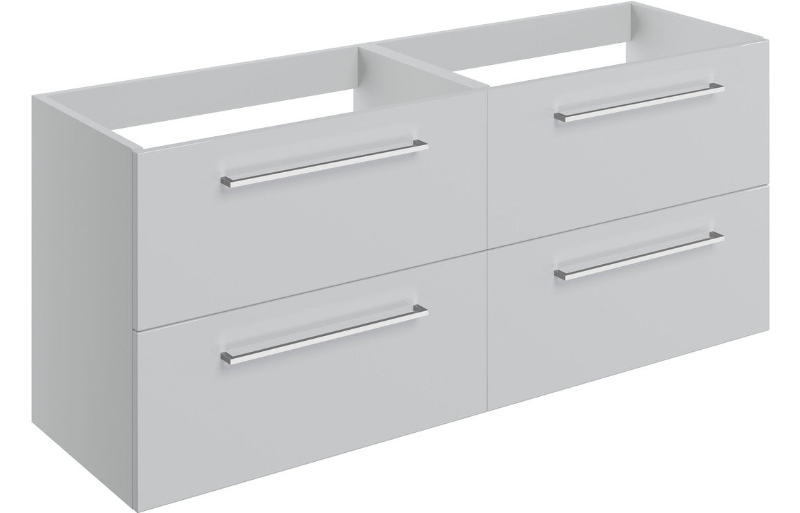 Nico 1180mm Wall Hung 2 Drawer Basin Unit Run (No Top)