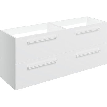 Nico 1180mm Wall Hung 2 Drawer Basin Unit Run (No Top)