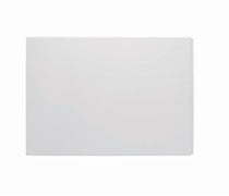 Plain 750mm End Panel - White