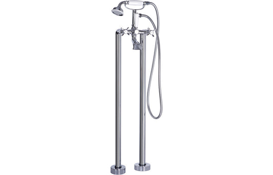 Resugga Floor Standing Bath/Shower Mixer - Chrome