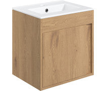 Lucas 510mm Wall Hung Unit Inc. Basin